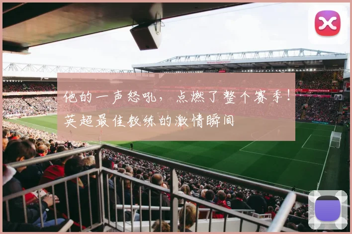 他的一声怒吼，点燃了整个赛季！英超最佳教练的激情瞬间